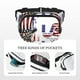 thumbnail image 5 of Balery Patriotic Skull Art Mochila Cinturón para Mujeres y Hombres, Bolsa de Cintura Impermeable de Doble Capa con Correa, 5 of 9