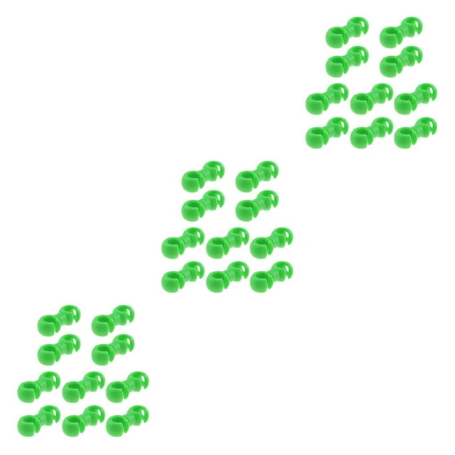 Transemion 10pcs Line Clip For Hose Guide Brake Cable Parts In Plastic For S Style Clips Green 10pcs 3Set