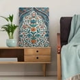 thumbnail image 5 of UXIEQU Persian Floral Relief Canvas Wall Art 15.75x11.81 Inches, 5 of 8