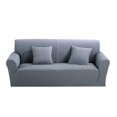 thumbnail image 2 of Funda de sofá elástica universal con para sofá pzas gris Zulema Loveseat Funda de sofá, 2 of 8