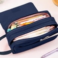 thumbnail image 4 of Back to School Supplies Under 1 Pencil Case Aesthetic Zipper Pencil Bag Large Pencil Bag for Teen Girls Boys Students #772, 4 of 6
