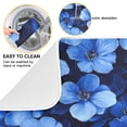 thumbnail image 2 of Kitchen Drying Mat 16x18In Drying Dish Mat Dish Drying Mats Kitchen Countertop Multi-Function Drain Drying Mat Kitchen Table Blue Flower1, 2 of 8