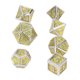 thumbnail image 5 of Juego de dados ligero 7 piezas dados de metal poliedro mano de obra fina para la enseñanza de matemáticas ANGGREK Otros, 5 of 8