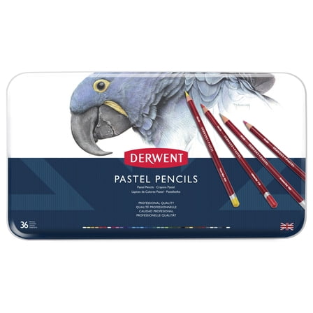 Derwent Pastel Pencil 36-Color Tin Set