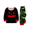 thumbnail image 4 of Racifhz Halloween Family Matching Pajamas Cozy Loungewear Set Long Sleeve Top and Pants Festive Holiday Sleepwear for Family Autumn Fall Nights and Cute Holiday Gifts, 4 of 5