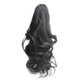 thumbnail image 3 of TISHITA 40cm Long Curly Synthetic Claw Drawstring tail Hair Bun extension Synthetic B, 3 of 8