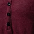 thumbnail image 5 of PMVFHDE Mens T Shirts Fashion Basic V Neck 4 Button Placket Slub Cotton Short Sleeve Casual Blouse Comfortable Summer Top, 5 of 9