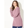 thumbnail image 3 of Catherines Women's Plus Size Daydream Waffle Knit Pullover, 3 of 4