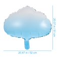 thumbnail image 2 of 10 Pcs Ballons de Fête en Forme de Nuage Ballons en Aluminium Fournitures de Fête, 2 of 7