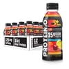 Protein2o 15g Whey Protein Isolate Hydration Drink Plus Energy & Focus, 350mg of Electrolytes, 125mg of Caffeine, Sugar Free, Cherry Lemonade, 16.9 oz Bottle (Pack of 12)