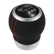 Unique Bargains 6 Speed Manual Gear Shift Knob Head Ball for Subaru Impreza WRX STI Outback Forester Black Suede