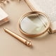 thumbnail image 3 of Handheld high-definition optical white glass 10x magnification full metal magnifying glass for reading newspapers for elderly people, 3 of 3