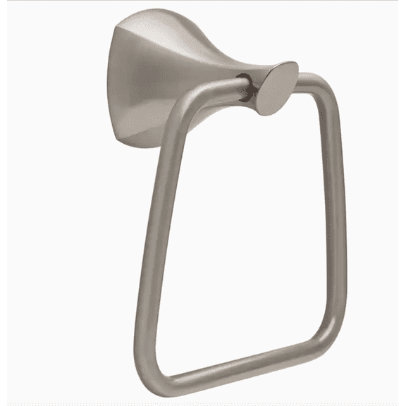 Delta Sandover SpotShield Brushed Nickel Wall mount Single Towel Ring