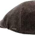 thumbnail image 6 of Walrus Hats End Game Brown Duckbill Flat Cap – Luxe Wool Blend 6-Panel Hat with Suede Underside & Stretch Fit – Classic 2 ¼" Brim for Stylish Comfort, 6 of 7