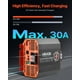 thumbnail image 2 of VEVOR Cargador de batería de 12 V, 30 A, CC a CC, 375 W, para baterías de plomo-ácido y litio AGM GEL, 2 of 9