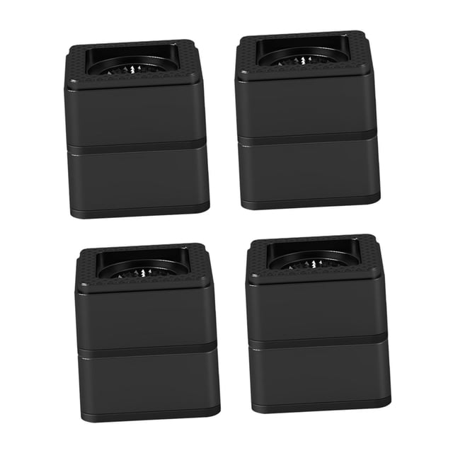 4 piezas anti vibración almohadillas de soporte de pies protege el piso de muebles de muebles de cama fácil de mover almohadilla para para silla sofá 2 capa