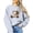 Gray Sweatshirt, variant on Ink-Printed Image NOT a Yarn Patch - Christmas Golf Cart Sweatshirt for Women Festive Sweater Gray Sweatshirt Adult Medium