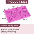 thumbnail image 5 of Bird Silicone Molds - Chocolate Fondant Mold For Chocolate Candy Baking Sugar Cakes Decorating - Send Goods From Local Warehous, 5 of 5