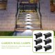thumbnail image 4 of 6 luces solares para terraza, exteriores, impermeables, para vallas, lámparas de pared para jardín, 4 of 5