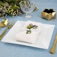 thumbnail image 4 of SETUP Disposable White Plastic Plates, 30pcs 10.25" Dinner Plates and 30pcs 7.5" Salad Plates, 4 of 7