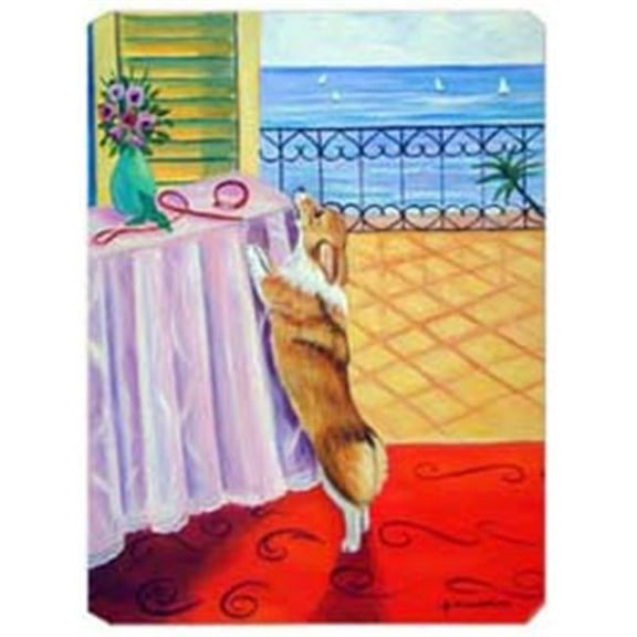 8 x 9.5 in. Corgi Mouse Pad, Hot Pad or Trivet