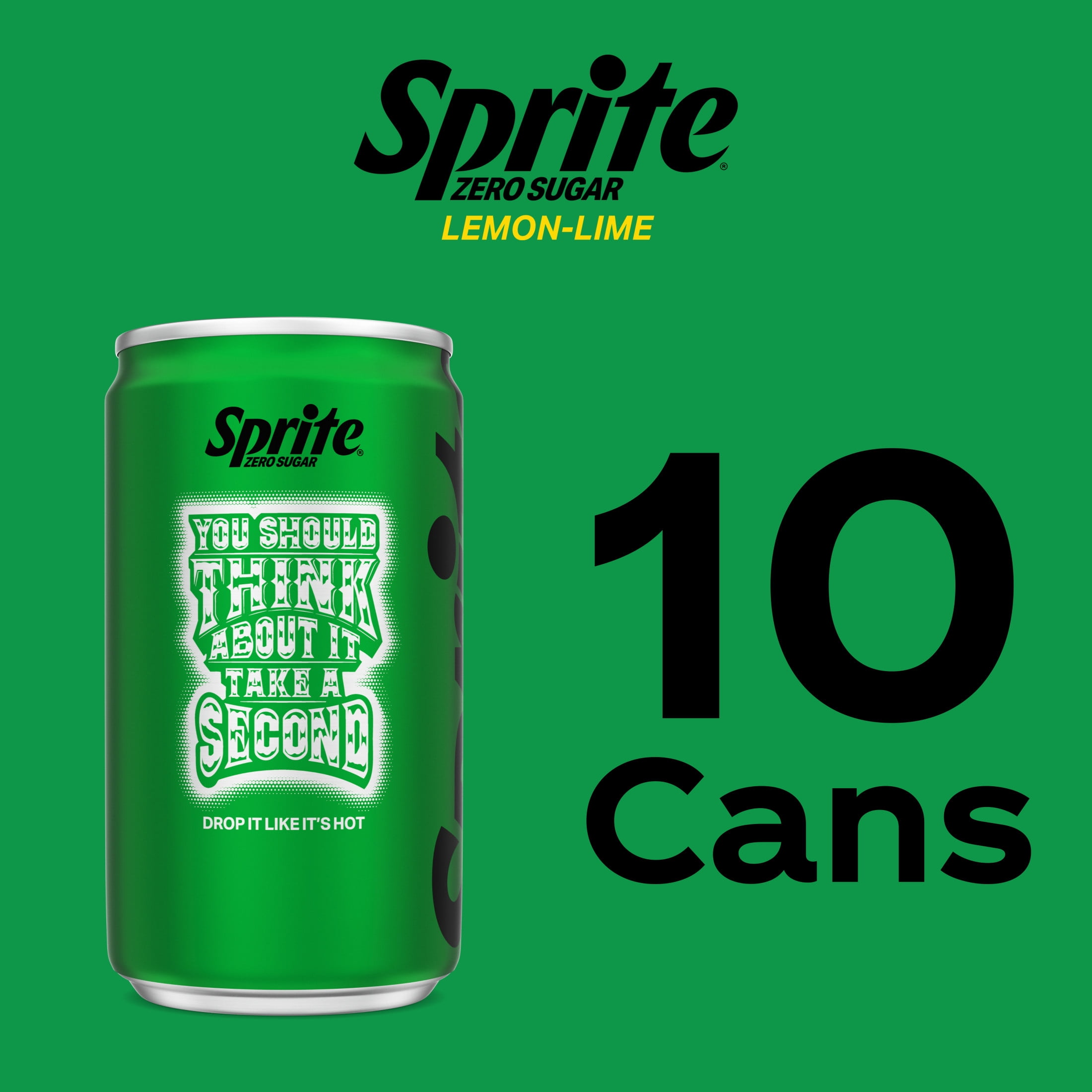 Sprite Zero Sugar Lemon-Lime Caffeine Free Soda 7.5 fl oz Mini Can