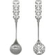 thumbnail image 1 of 2Pcs Vintage Coffee Stirrer Spoon 18/10(304) Stainless Steel Slotted Sugar Spoon Retro Hollow Out Handle Teaspoon for Dessert Ice Cream Stirring Soup Milk, 1 of 5