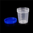 thumbnail image 2 of 120Ml Plastic Specimen Sample Jar Craft Container Urine Pot Cup with Lids 1, 2 of 9