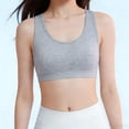 thumbnail image 2 of Purcolt Girls Seamless Cotton Sports Bra Comfortable Wide Strap Sleep & Training Bralettes Athletic Workout Bra for Yoga Running Dance, Teens 9-15 Years, 2 of 7