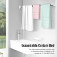 thumbnail image 5 of Rust-Free Tension Curtain Rod 20-32 Inch - No-Drill Expandable Rod for Windows or Shower, Perfect for Bathroom and Closet Hanging Pole, 5 of 7