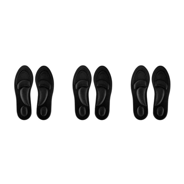 Plantillas de masaje Greeniant para hombre Desodorante Pies planos Alivio del dolor Negro 28X9.7cm