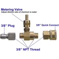 thumbnail image 2 of Adjustable Chemical Injector Kit,soap Chemical Injector For Pressure Washer, 3/8 Inch Quick Connect, 2 of 4