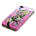 thumbnail image 2 of Mybat Tropical Flowers Phone Protector Cover With Diamonds For Apple Iphone 4s4, 2 of 3