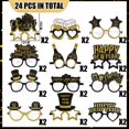 thumbnail image 4 of Party Favors Harrycle Happy New Year 2024 con gafas y diadema, 4 of 7