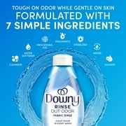 Downy Rinse Out Odor Laundry Rinse, Tackles Tough Odors and Refreshes, Ocean Mist Scent, 25.5 fl oz