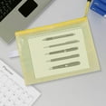 thumbnail image 1 of RXIRUCGD A3 Mesh Zipper File Bag Student Stationery Pen Bag Office Transparent Data Bag Bill Storage Bag, 1 of 4