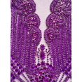 thumbnail image 2 of Aplique con lentejuelas y diamantes de imitación para ropa de vestir, 24 x 38 cm, color morado, 2 of 4
