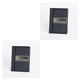 thumbnail image 1 of Naiovety Libro de almacenamiento de monedas de PVC portátil de Color sólido 120 cuadrícula Rectangular altas transparencias a prueba de Negro 2piezas, 1 of 6