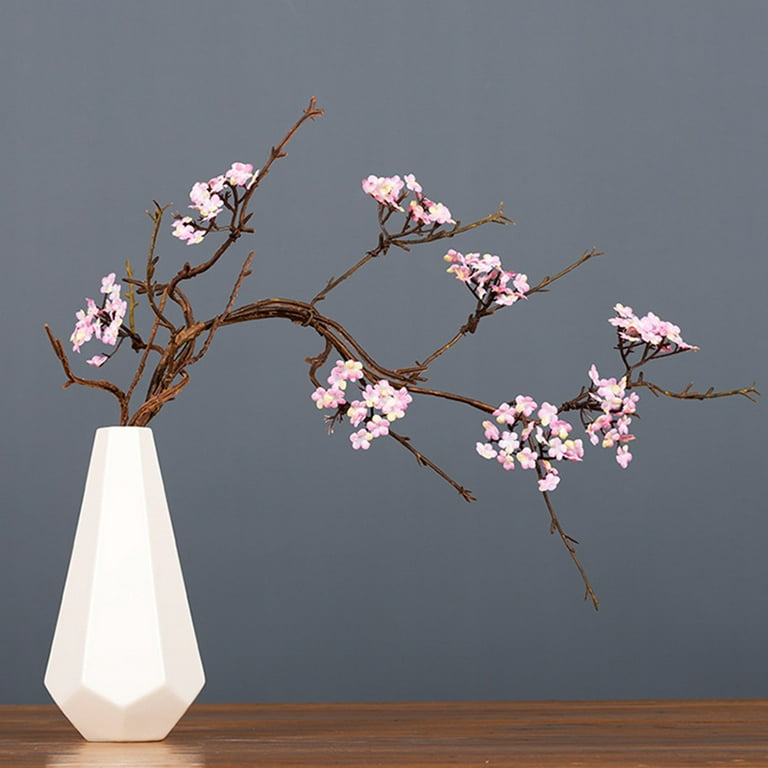  Asdomo 10PCS Artificial Cherry Blossom Branches Silk Spring Peach  Blossom Fake Flowers Arrangements for Home Wedding Decoration : Home &  Kitchen