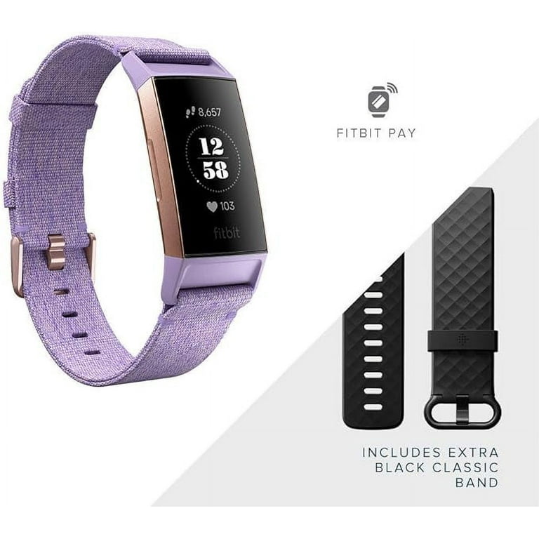 Fitbit charge 3 special edition black hotsell