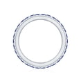 thumbnail image 3 of Rosec Jewels Lab Grown Blue Sapphire Eternity Wedding Band for Women - Blue Sapphire Diamond Ring - AAAA Grade - with Jewelry Box, 18K White Gold, US 7.50, 3 of 9