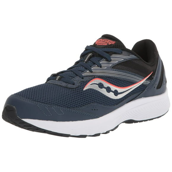 Saucony Men's Cohesion 15 Running Shoe, Night/VIZIRED, 12