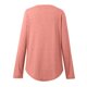 thumbnail image 4 of MHFRRA Camisa de Manga Larga con Cuello En V y Botones para Mujer, Blusa Informal para Otoño e Invierno, Cómoda, de Tela Suave, Elegante, para Uso Diario. Rosa, 4 of 7