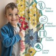 thumbnail image 3 of Blackout Kids Curtains,Pioneer Flower Childrens Insulated Curtains Set Of 2,Bedroom Essentials,Toddler Room Decor 52x84in(132x213cm), 3 of 4