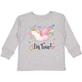 thumbnail image 3 of Inktastic I'm 4 Cute Rainbow Unicorn with Stars and Hearts Boys or Girls Long Sleeve Toddler T-Shirt, 3 of 5