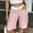 Pink, variant on ITSAME Womens Cargo Shorts Straight Leg Multi-Pocket High Waist Summer Loose Casual Shorts Khaki Size 2XL