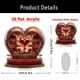 thumbnail image 3 of Decoraciones para el día de San Valentín, adornos para el día de San Valentín, regalos para el día de San Valentín, decoraciones de mesa planas 2D rojas para el día de San Valentín, exhibición de acrí, 3 of 8