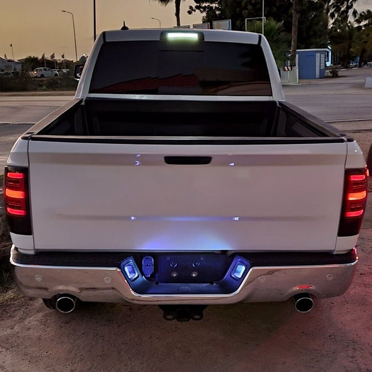 Tinted C-Shape LED Tail/Brake Light Bar For 2009-2017 Dodge Ram 1500 2500 3500