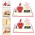 thumbnail image 2 of 2Pcs Mother's Day Cards 3D Greeting Cards Creative Blessing Cards Birthday Gift, 2 of 8