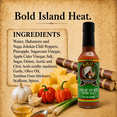 thumbnail image 5 of Smilin Island Jamaican Red Pepper Hot Sauce, Habanero & Naga Jolokia Blend, Bold Island Heat, 5 fl oz, 5 of 8